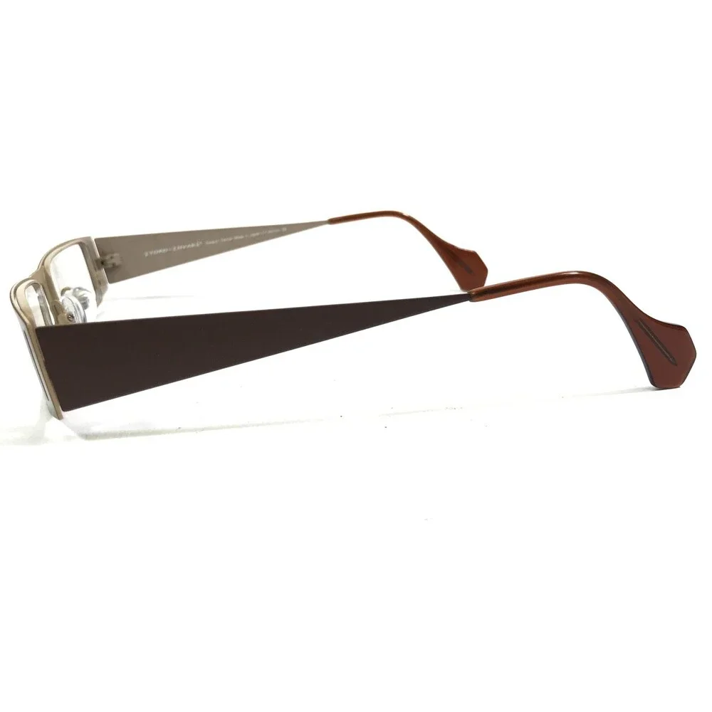 Iyoko-Inyake Eyeglasses Frames IY569 Col.123 Brown Rectangular 48-19-140